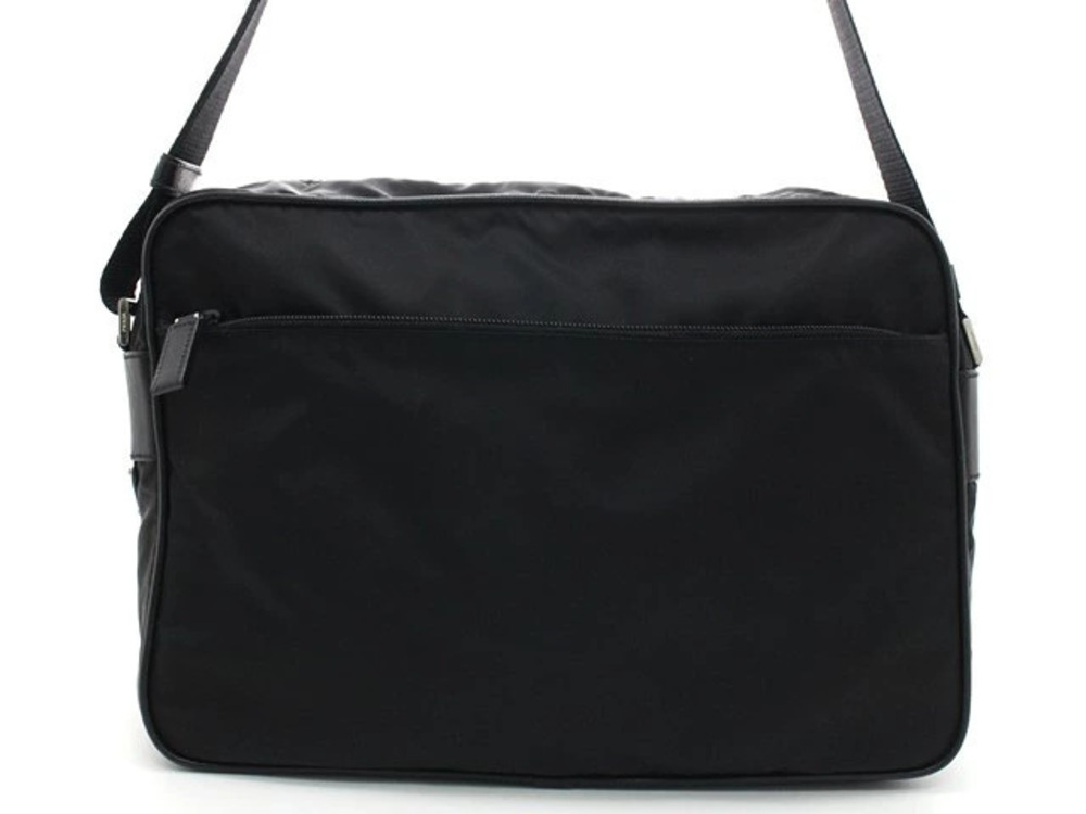 Prada shoulder bag black Nero Black saffiano leather